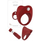 Вибрирующее кольцо OVO B11 Красный