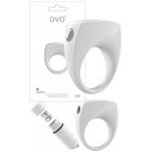 Вибрирующее кольцо OVO B6 Белый