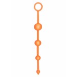  Оранжевая анальная цепочка