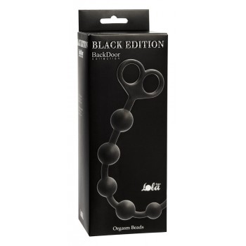  Анальная цепочка Orgasm Beads Black 
