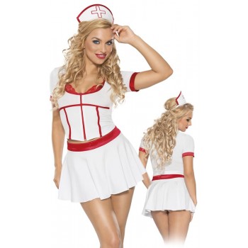  Nurse Costume XXL/White Roxana