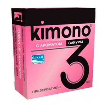 Презервативы KIMONO с ароматом сакуры